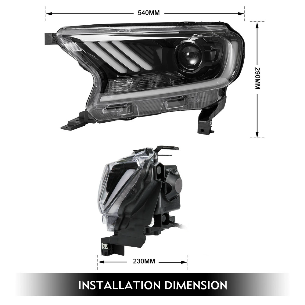Источник производитель Ford Ranger T7 2016-ONWARDS Mustang фара в сборе