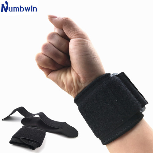 Adjustable pressurized sports wristbands basketball badminton fitness sweat-absorbent wrap wrist protectors Amazon sales