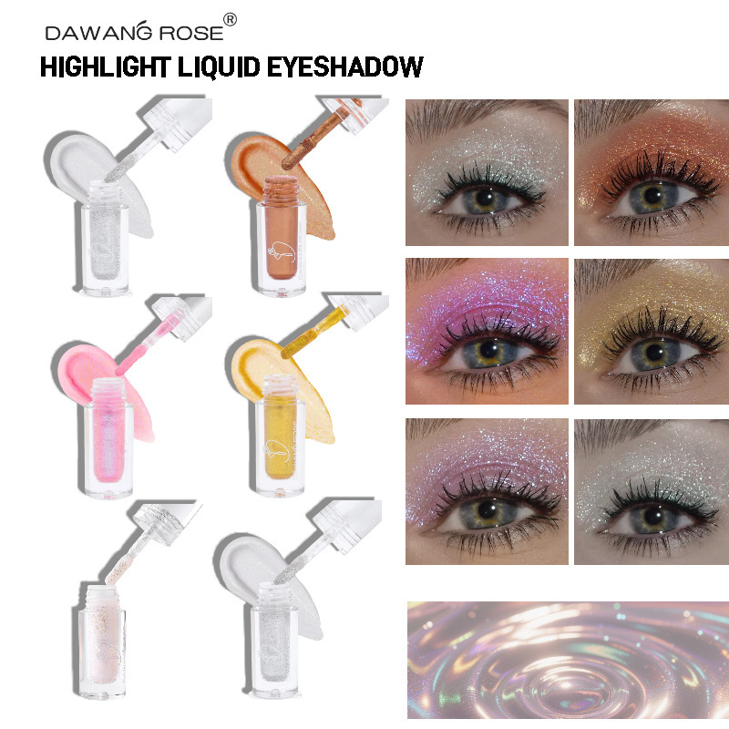 Exclusive Liquid Eyeshadow, Face Highlighter, Multi Purpose Makeup For Brightening And Body, Long Lasting Color._voghion.com