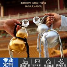 新款网红葫芦瓶玻璃创意泡酒瓶景区瓶江湖功夫茶饮瓶林隐寺同款