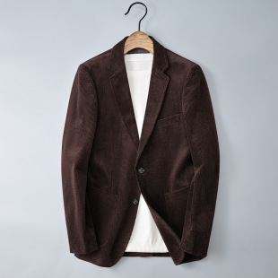 2025 New Autumn and Winter Men's Suits Casual Fashion Single Suit Youth Slim Suit Men's Single Suit Jacket