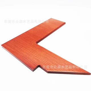 红橡木喷漆楼梯踏步专用踢脚线别墅楼梯异形收口木线条来图定制