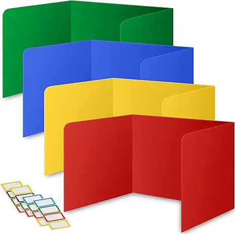 Новая внешнеторговая продукция в наличии, популярная перегородка для офиса, цветная перегородка для рабочего стола, легко чистится