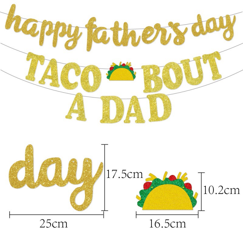 Suministro directo de fábrica Día del Padre decoración del partido bandera de la bandera del tirón diseño de fondo de la fiesta de cumpleaños del padre