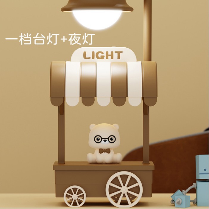 Fuente al por mayor nueva luz nocturna retro de malla LED recargable dormitorio lámpara de escritorio regalo de negocios para niños