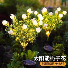 新款跨境太阳能灯户外防水庭院花灯地插灯草坪灯小夜灯景观氛围灯
