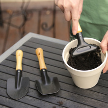 儿童木柄铁铲子户外挖土小种菜种花玩具小号幼儿园工具套装