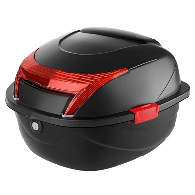 Motorcycle Safety Supplies – Box Rear Tail Box - abs-material-large-box-matte-black-single-tail-box