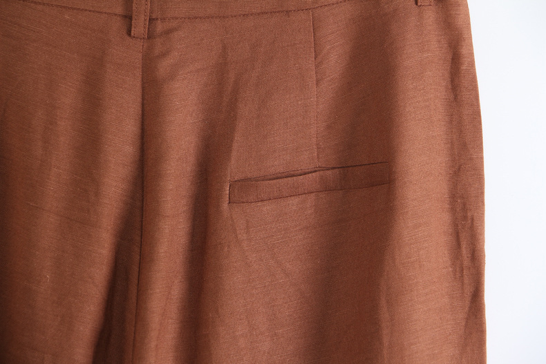 GraceChic 25 Set due pezzi da donna, blazer + pantaloni, patchwork in lino, stile a blocchi di colore, autunno inverno, moda 1827_voghion.com