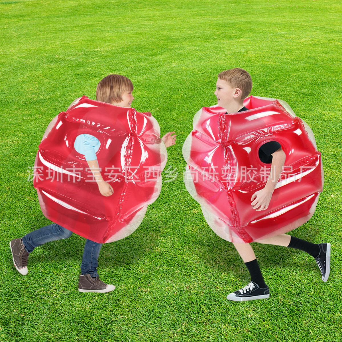 Bola de choque inflable Grass Earth Juegos divertidos Bola de choque al aire libre Bola de choque multijugador Bola de rodillo de nieve