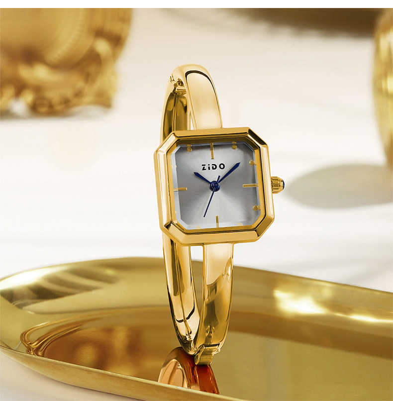 Women's Exquisite Small Square Quartz Watch Elegant Versatile_voghion.com