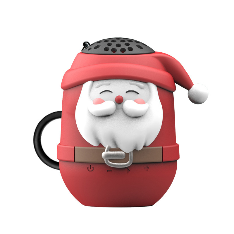 自慢 DIY 接着剤モールドクリスマスオーディオ立体装飾品シリコーンデスクトップ装飾ワイヤレス Bluetooth スピーカー|undefined