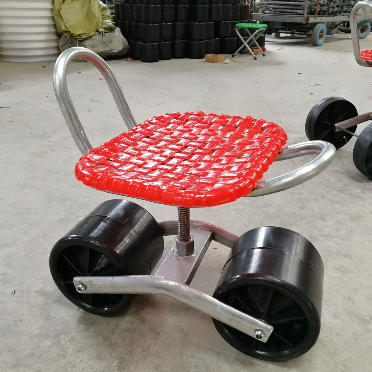 Теплица Мобильная работа ленивый автомобиль вращающееся подъемное поле сиденье ленивый стул сбор автомобиля садовый инструмент автомобиль