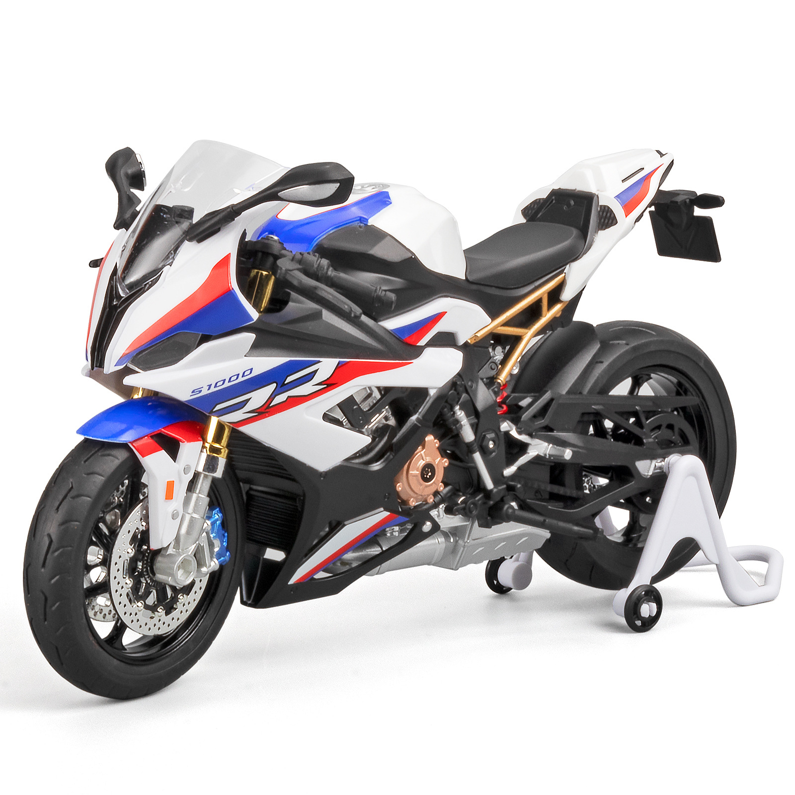 Modelo de Motocicleta de Aleación 1:9 Chuanqi H2R, Set de Regalo en Caja, Simulación, Coleccionable de Moda, Decoración, Éxito de Ventas en TikTok