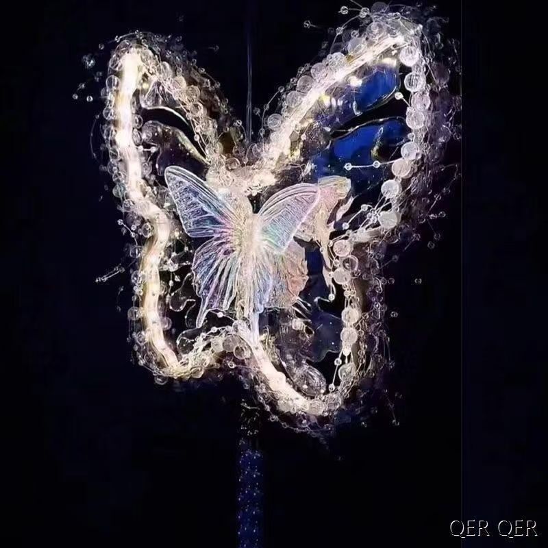 小紅書同項手作りdiy水流蝶小夜灯ストラップセット材料包創意制作送友蜜|undefined