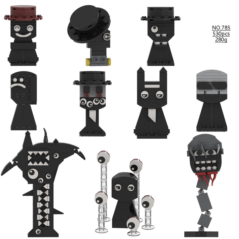 スプリントの黒化リズムの箱は積み木の音楽のゲームの益智のおもちゃのぬいぐるみの手を組んで模型の子供を作ります。|undefined
