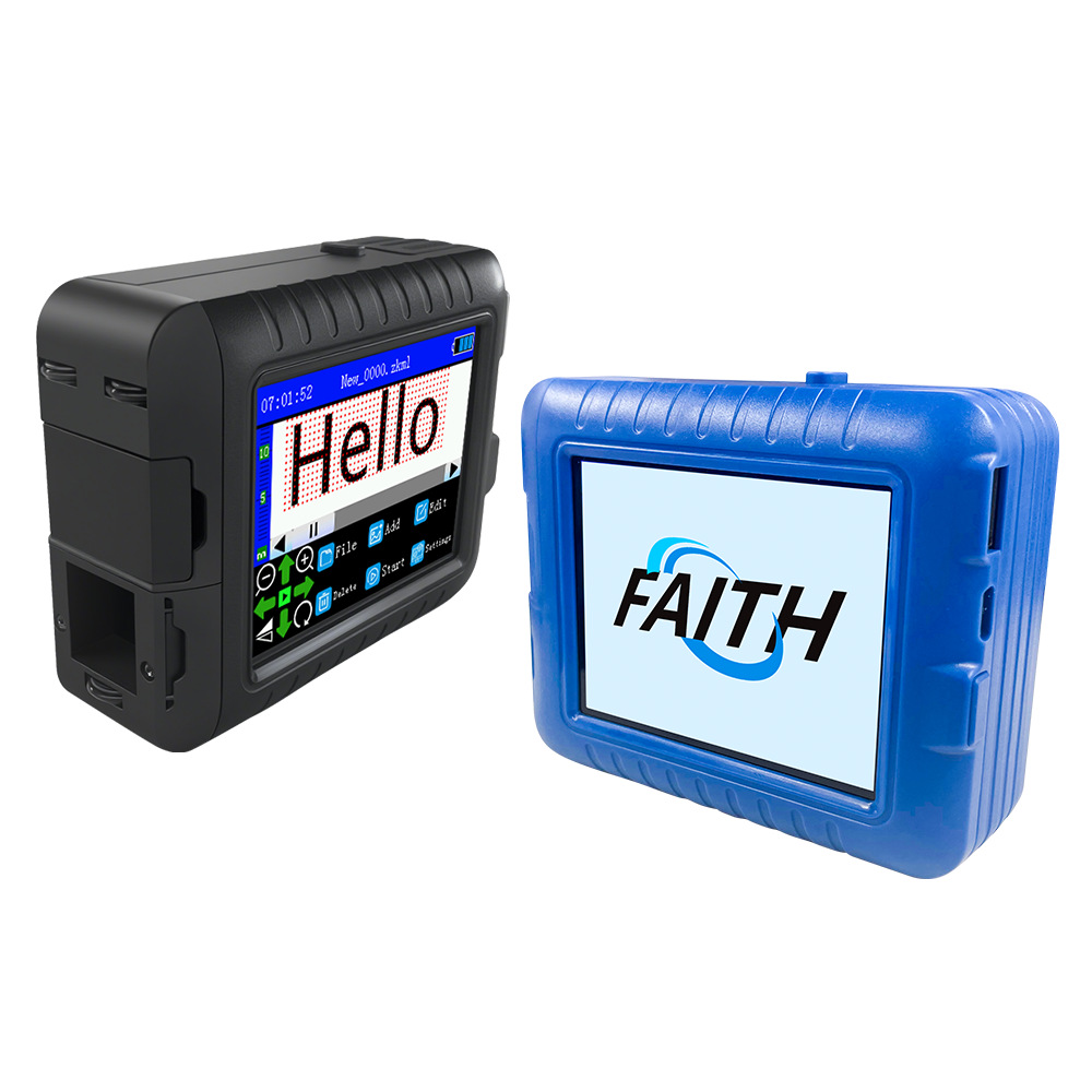 Impresora de Inyección de Tinta Portátil Industrial FAITH Premium para Codificación de Fechas en Envases de Alimentos, Máquina Inteligente de Codificación y Marcado Pequeña