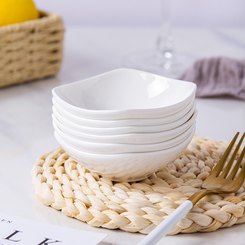 Bone China Phnom Penh Tableware Household Ceramic Taste Dish Salted Vegetable Snack Dish Vinegar Dish Dish Soy Sauce Dish Factory Wholesale