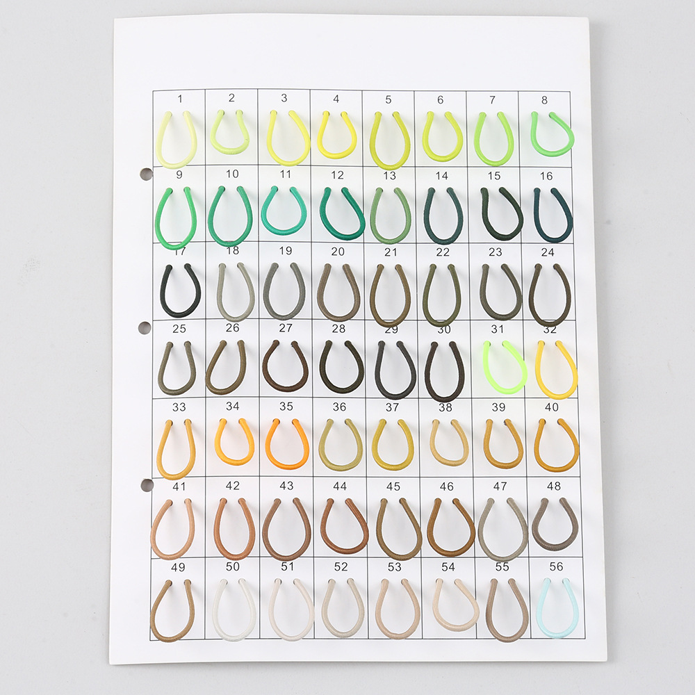 高弹圆松紧带休闲裤箱包辅料乳胶包芯绳子多规格颜色高圆弹力绳