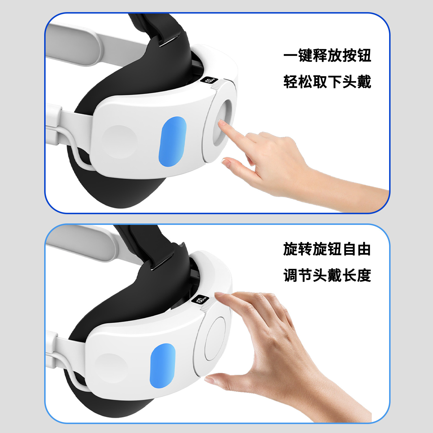 Nueva meta Quest 3 cabeza desgaste ajuste sin presión cara carga resistencia Elite quest3 diadema VR Accesorios