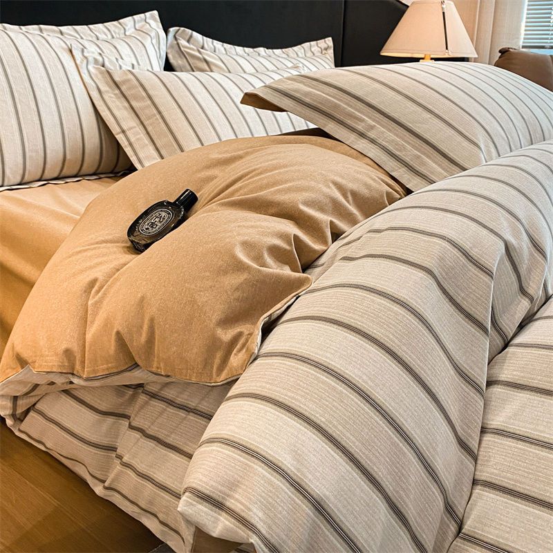 Blue rice-rongfeng (thick pure cotton brushed/naked naked grade)