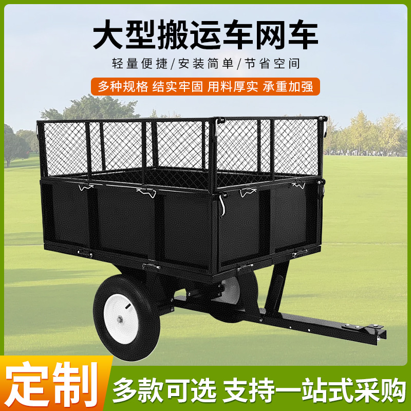 Gran camión de transporte camión de red jardín herramientas de granja camión de transporte de césped remolque de mano camión remolque agrícola