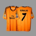 13-14 Real Madrid Third Away Printing #7 Ronaldo + 3 Sleeve Patches