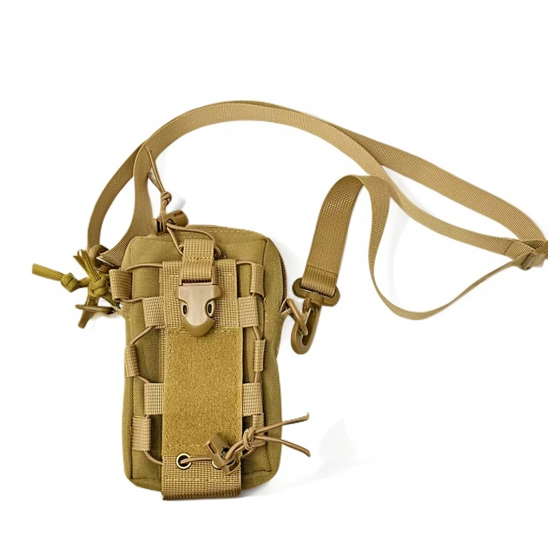 Bolso táctico para teléfono móvil al aire libre Bolso pequeño multifuncional Riñonera Táctico Hervidor Bolso para teléfono móvil Hebilla Ajuste Riñonera