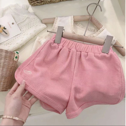 Fashionable Set for Girls - Summer New Trendy Casual Two-Piece Set for Kindergarten Friends - Tank Top + Short Pants