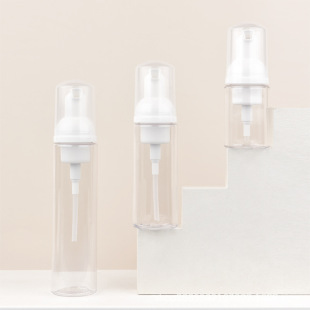 Stacked Cloud Spot Petg Mousse Foamer Foaming Bottle Cosmetics Dispensing Bottle Shampoo Facial Cleanser Set