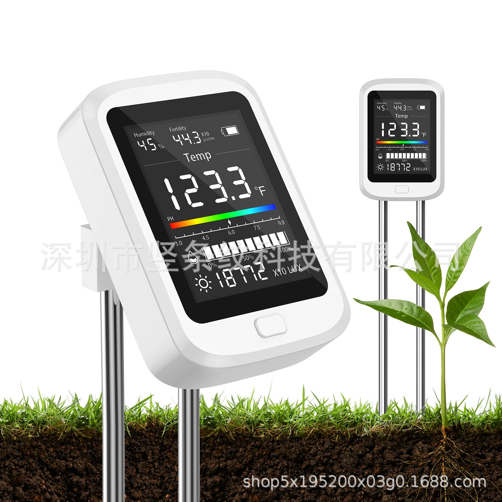 Тестер почвы Трансграничный новый двухконтактный высокоточный тестер шесть в одном