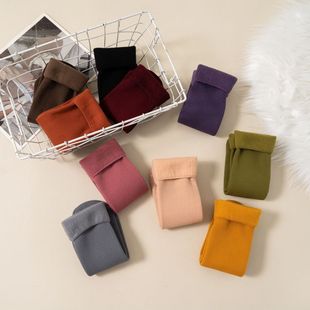 Cashmere snow socks for men and women autumn and winter fleece-lined thickened sleep warm plush mid-calf floor socks confinement socks wholesale