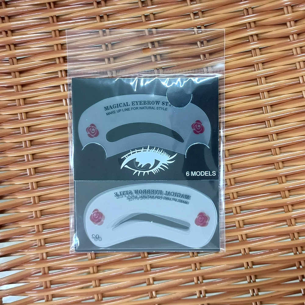 Трансграничная 2022 Новая 6 шт. Карта для бровей патч для бровей бумажная карта сумка Упаковка Amazon горячая распродажа