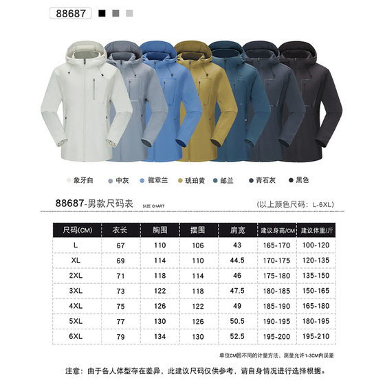 Skin Clothing Men's Breathable and Lightweight Sun Protection Clothing Jacket Big-Name Replacement Lightweight Summer Outdoor Hooded Cycling Clothing