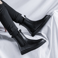 Martin Boots Men's High Top Autumn/Winter Chelsea Boots Men's Mid-Top Short Boots American Retro Boots D23-R