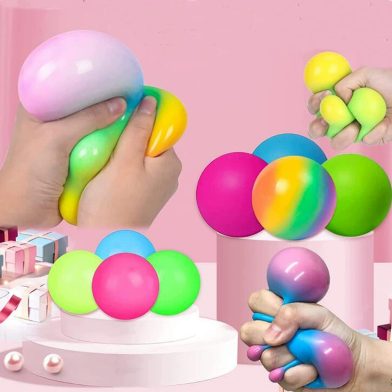 Радужные бусы, игрушка, слайм, антистресс