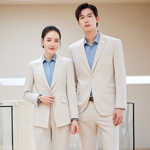 LYH2613高端西装套装男女同款商务气质正装职业装经理西服工作服