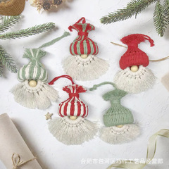 ホリデー DIY クリスマス帽子装飾ペンダント手作り車のクリスマスツリー装飾品ショッピングモールホリデーウィンドウ装飾卸売