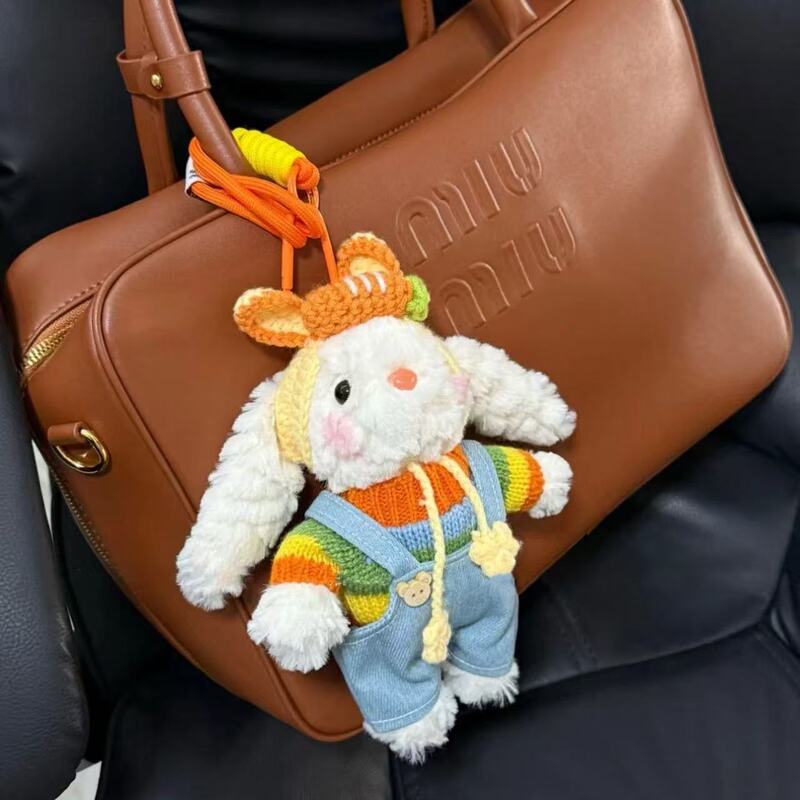 Douyin 同じスタイル垂れ耳ウサギ漫画ペンダント小さなギフト人形ぬいぐるみキーホルダーブラインドボックス人形|undefined