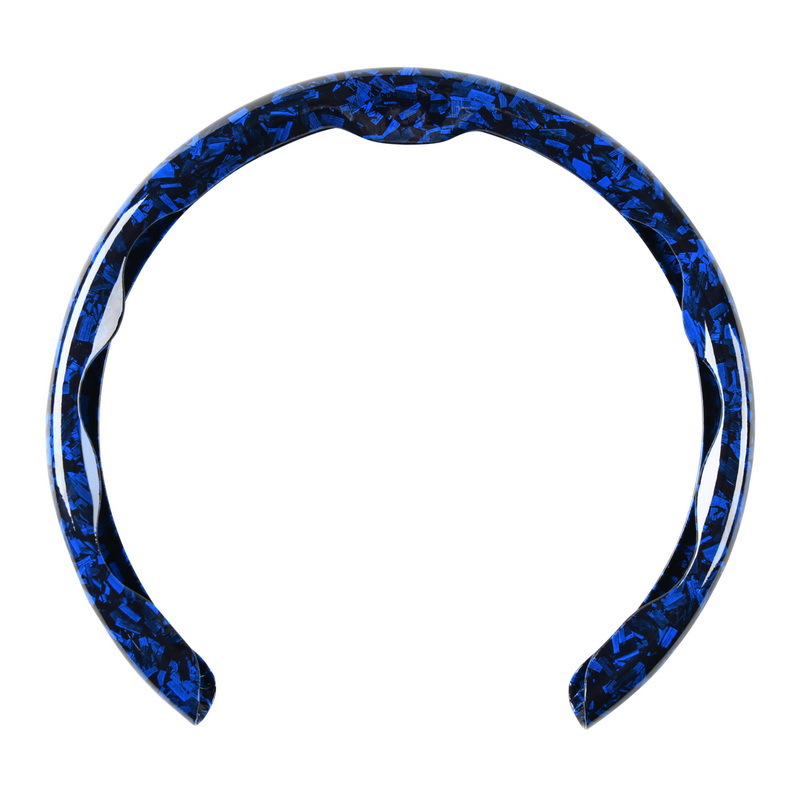 2025 new 5D headband forged carbon maple pattern card type car steering wheel cover factory direct sales of a generation of hair