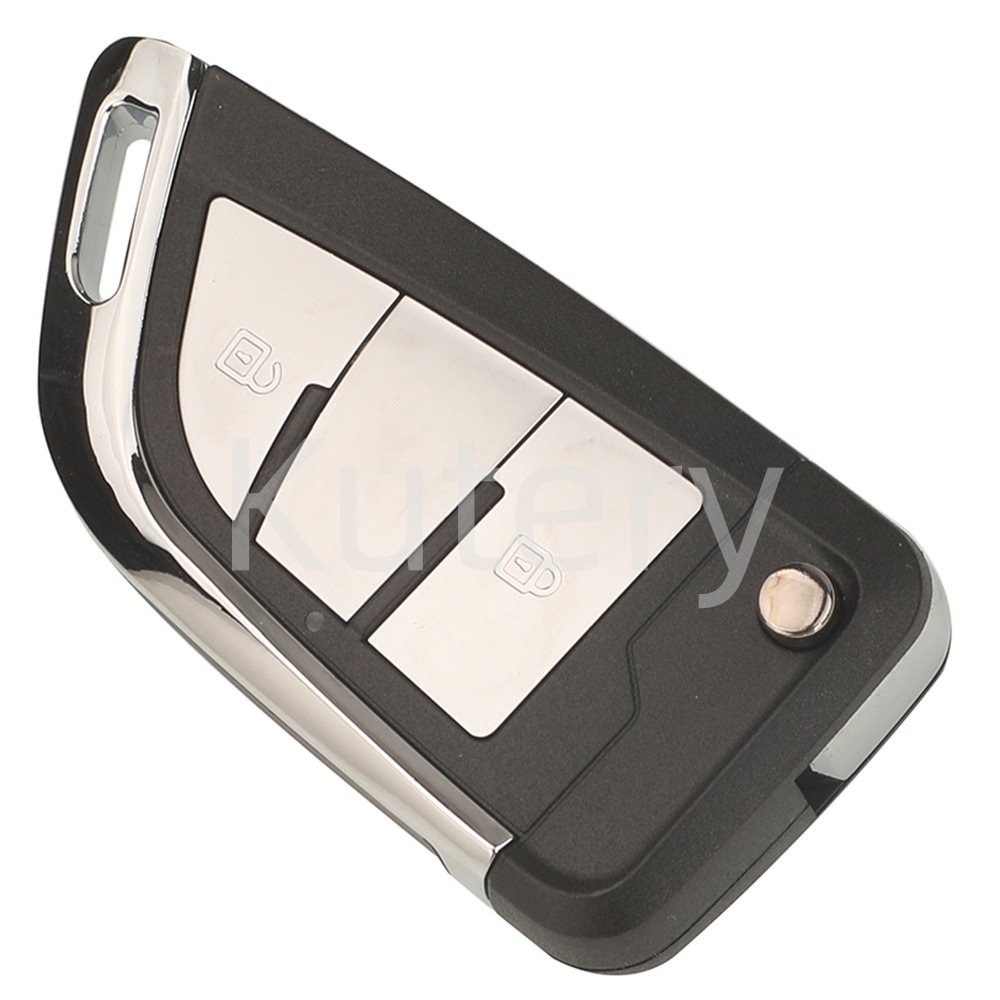 Suitable for Volkswagen 2-Key 3-Key B5 Skoda Seat Modified Folding Remote Control Car Key Shell with Middle Light