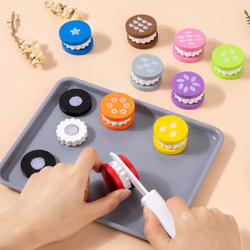 儿童趣味早教过家家切切乐仿真数字饼干男孩女孩饼干蛋糕益智玩具