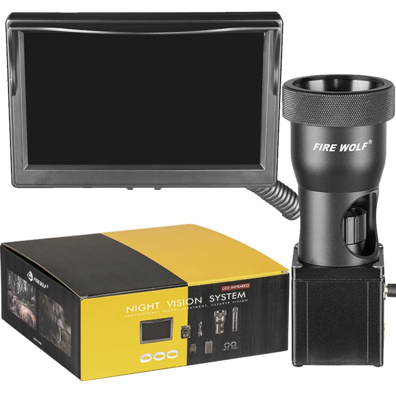 Инфракрасный телескоп ночного видения полностью черный сплит с небольшим освещением CCD набор цифровых нетепловых изображений ночного видения 5-дюймовый K