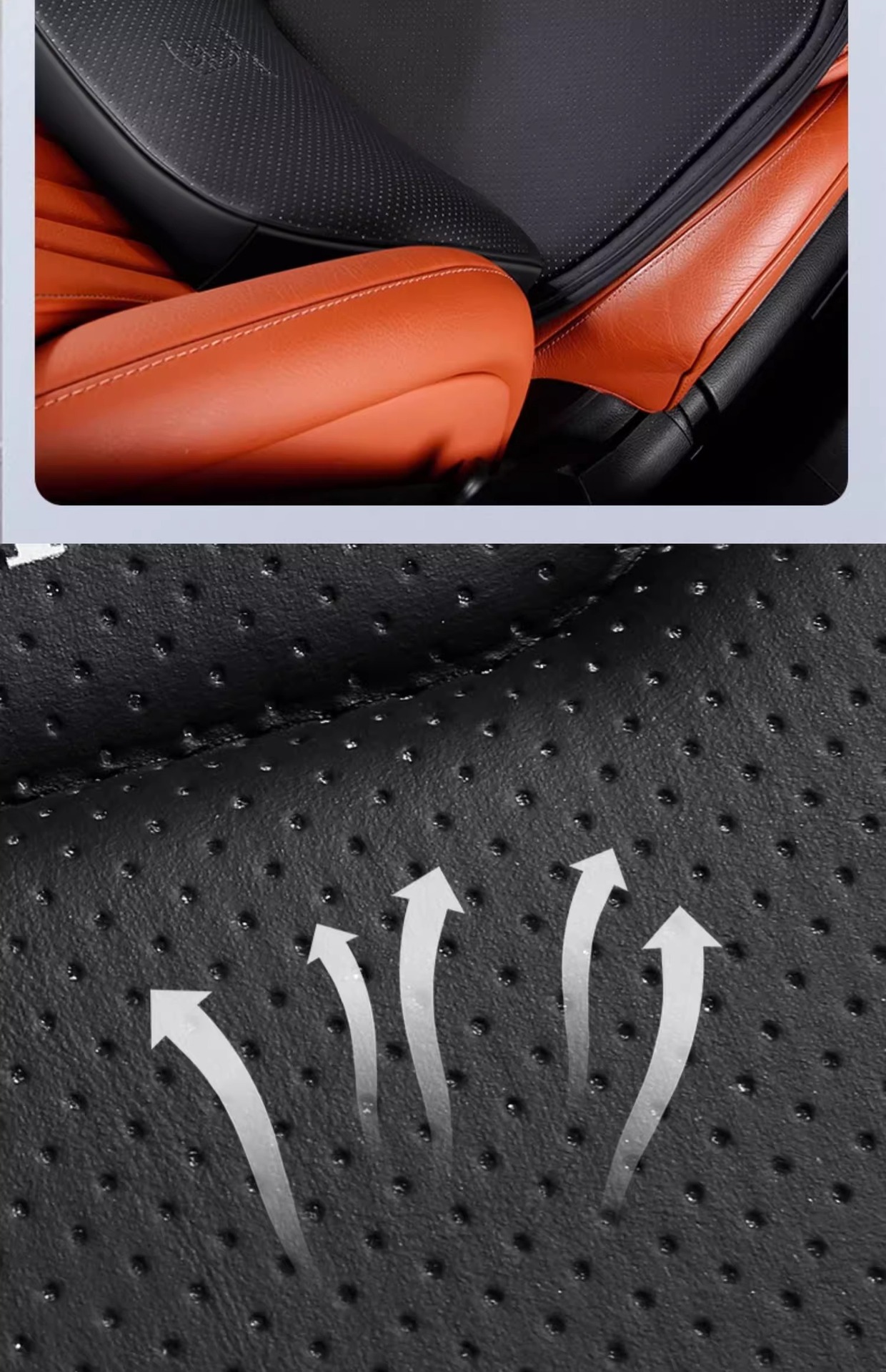 Car seat cushion four seasons universal main and co-pilot ventilated seat cushion memory foam cushion booster seat cushion waist support fart cushion