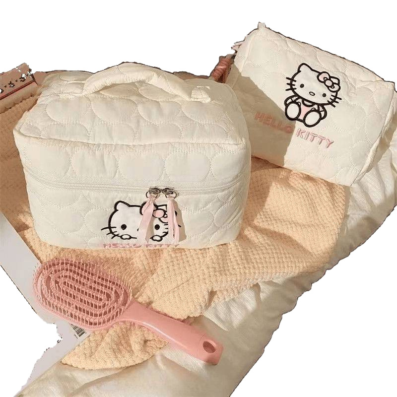 Nuevos productos de cuidado de la piel de gran capacidad para almacenar bolsas de lavado lindas bolsas de maquillaje portátiles japonesas para mujeres y mujeres envío gratuito