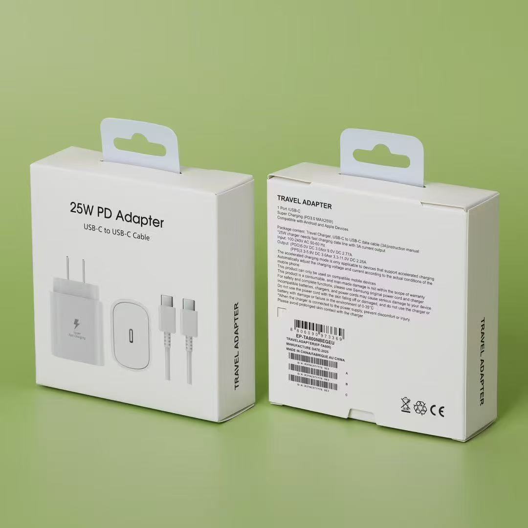 Cargador de Carga Rápida para Celular 25W PD 45W S22 con Carga Rápida