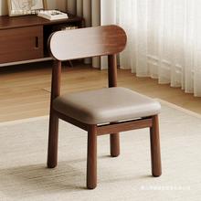 小凳子家用实木靠背椅客厅简约小椅子简约现代软包方凳门口换鞋凳