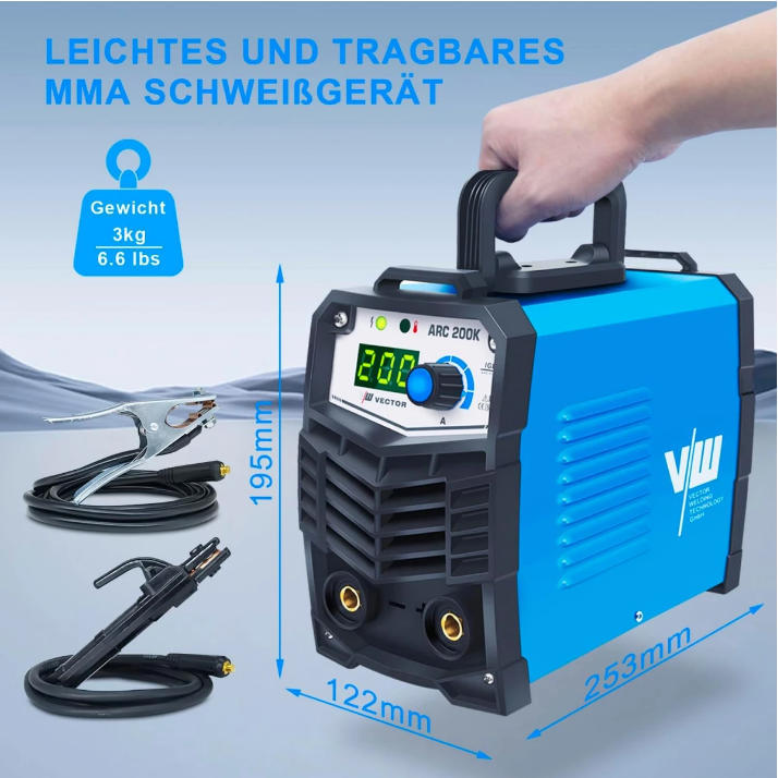 定制电焊机手工电弧焊机，MMA焊条焊机200A，IGBT技术|ARC2大功率