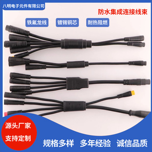 Factory Wholesale Customized Y-Type Waterproof Plug M8 Connector Electric Bicycle Kit Multi-Core Signal Cable