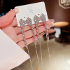 Silver needle, advanced small design earrings, silver 925 sample, internet celebrity, high-quality style, Korean style